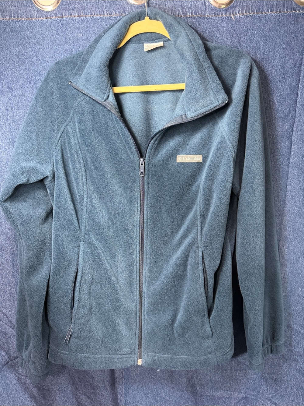 Columbia Women's Full-Zip Teddy Fleece Jacket - Slate Blue